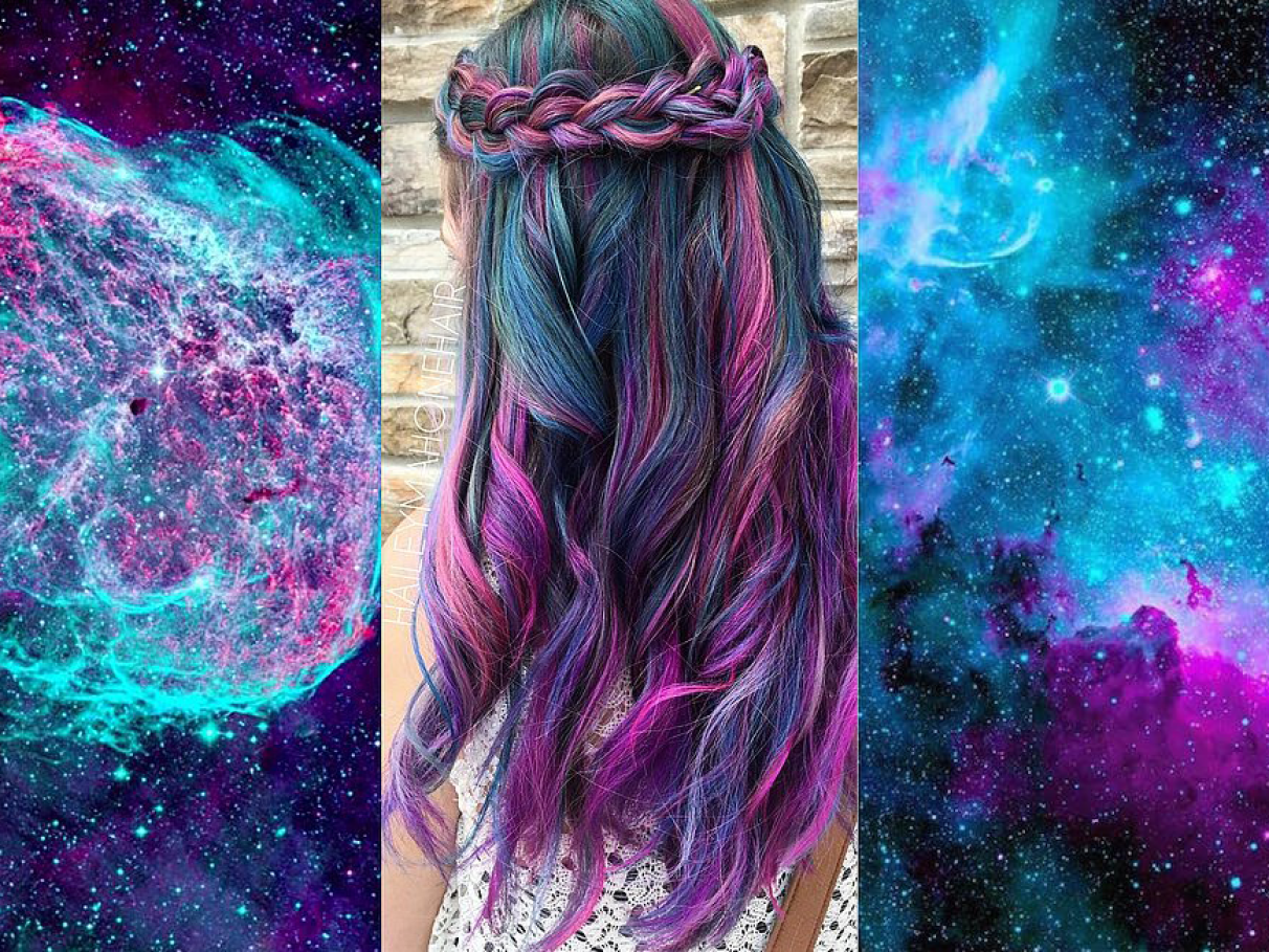 cabelo galaxia