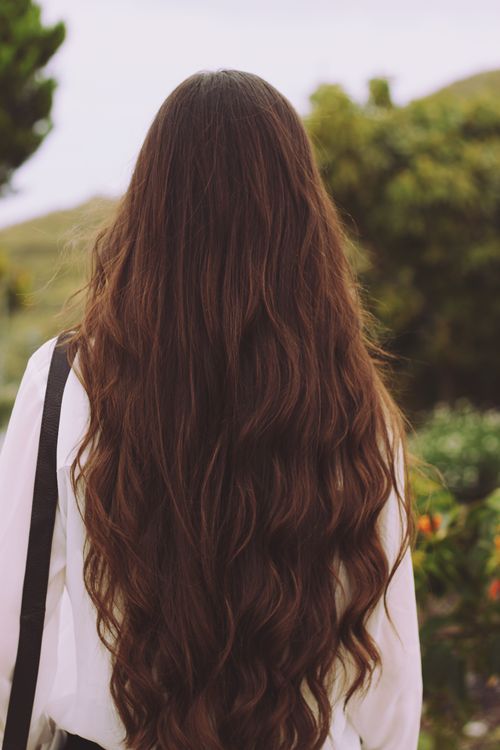 cabelo grande feminino tumblr ondulado