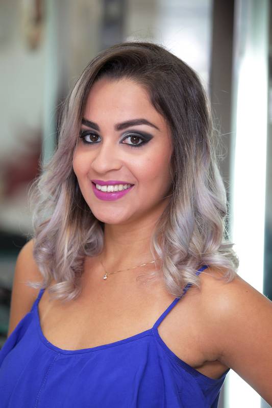 gray blending versus granny hair