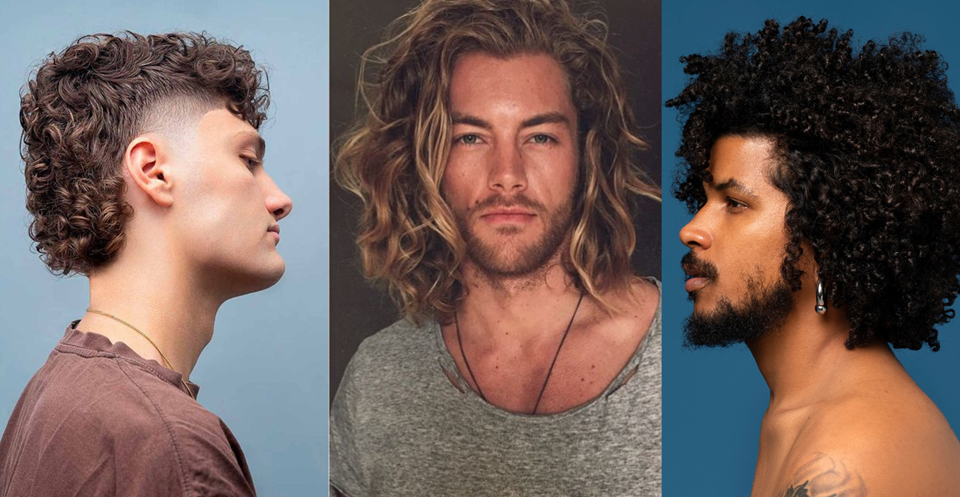cabelo hipster masculino cacheado