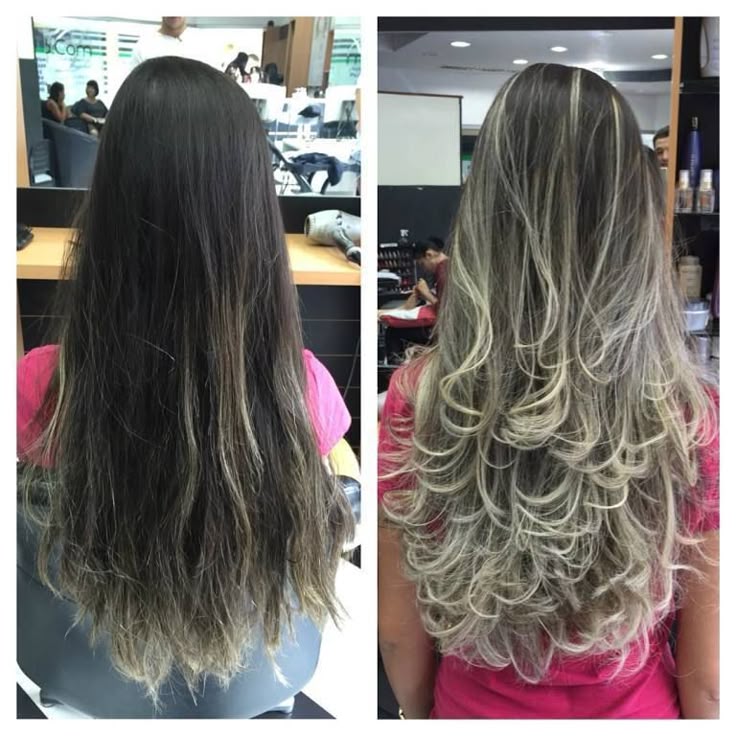 cabelo iluminado loiro