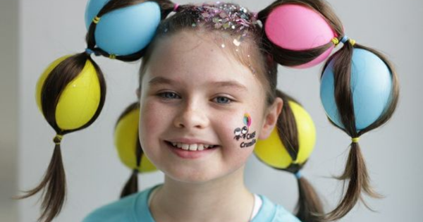 preço tinta cabelo infantil azul