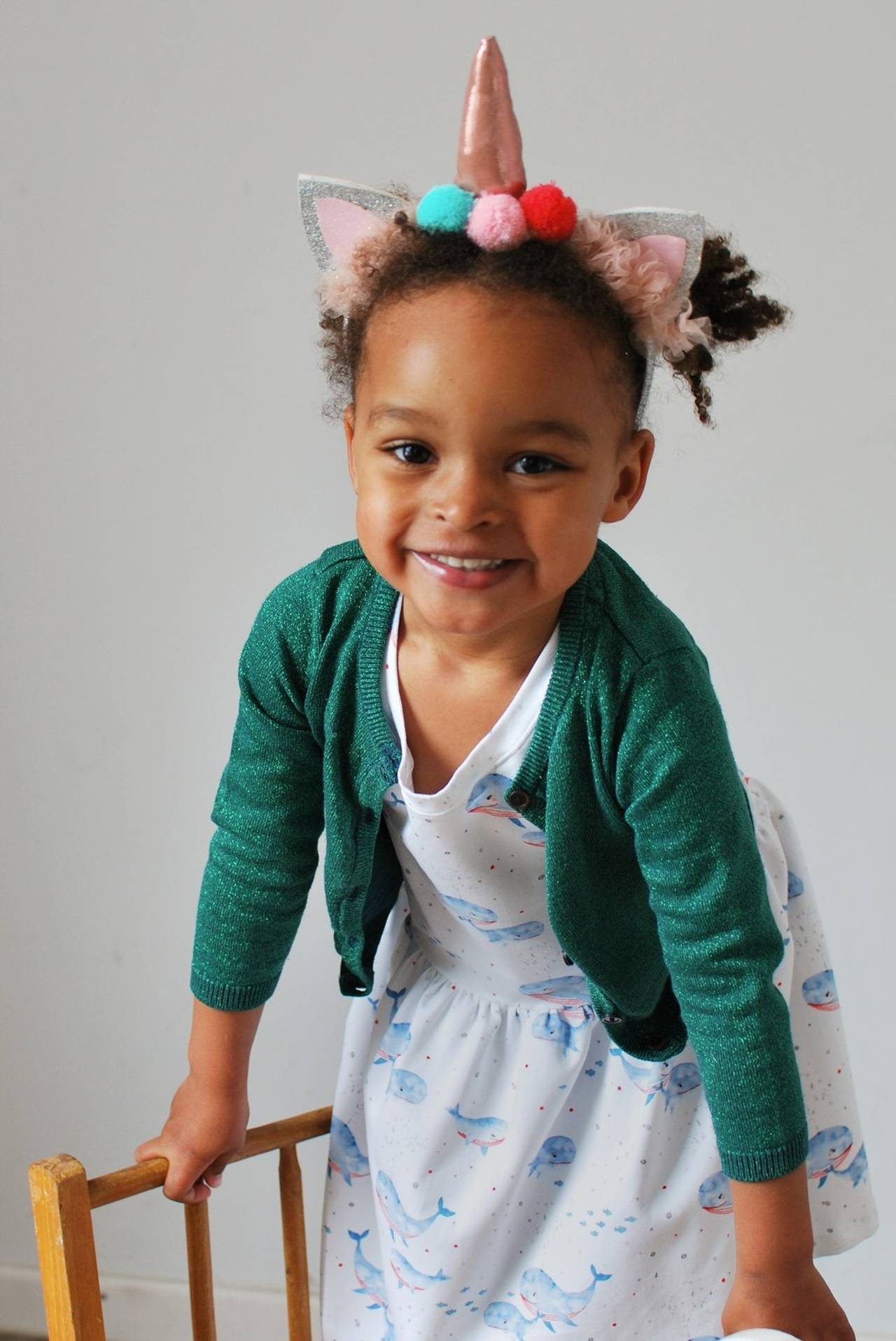 cabelo infantil feminino azul