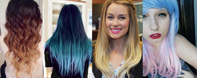 cabelo longo com californiana azul