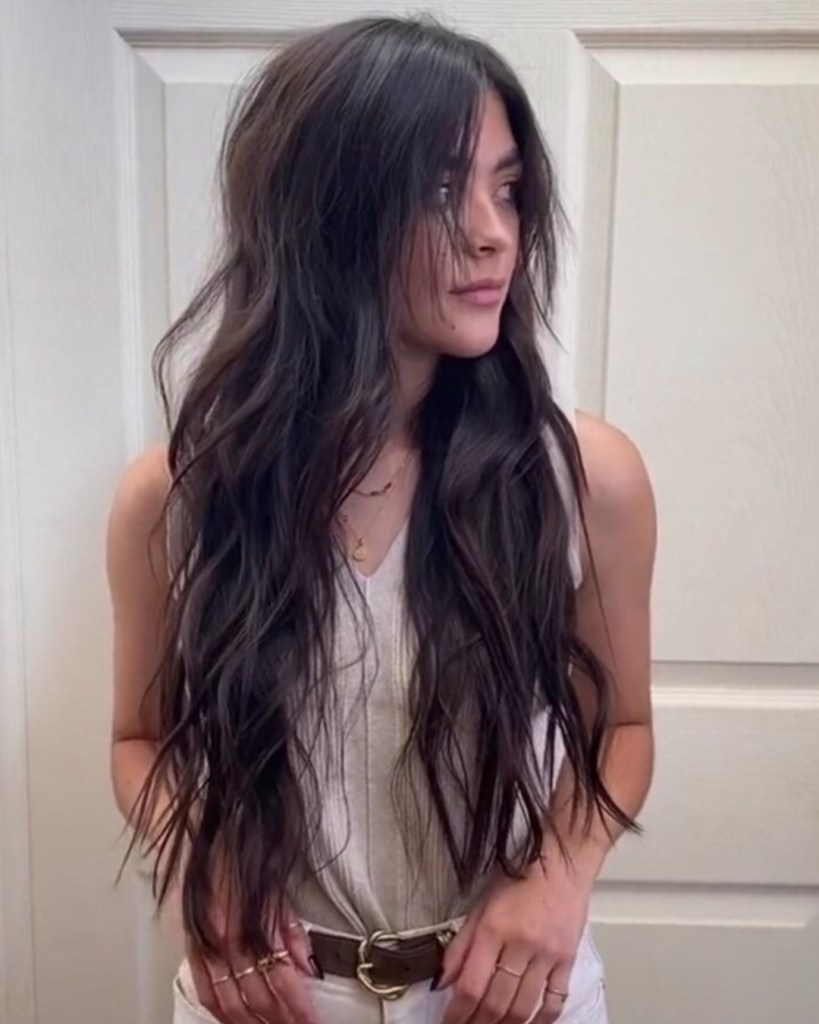 corte blunt cabelo longo liso