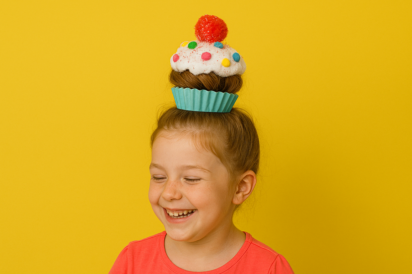 cabelo maluco cupcake