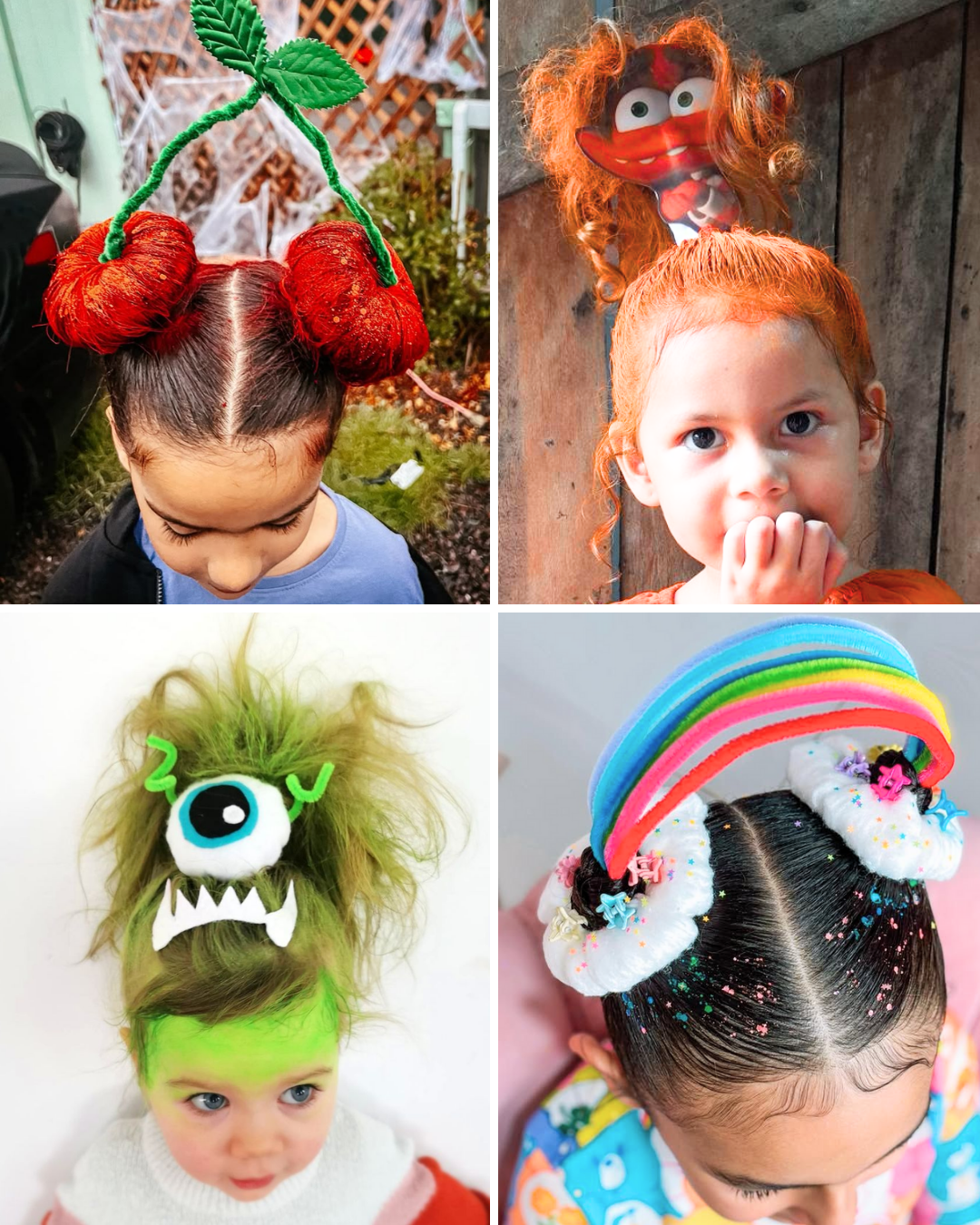 Cabelo Maluco Comestível: 7 Ideias Deliciosas para Penteados Infantis