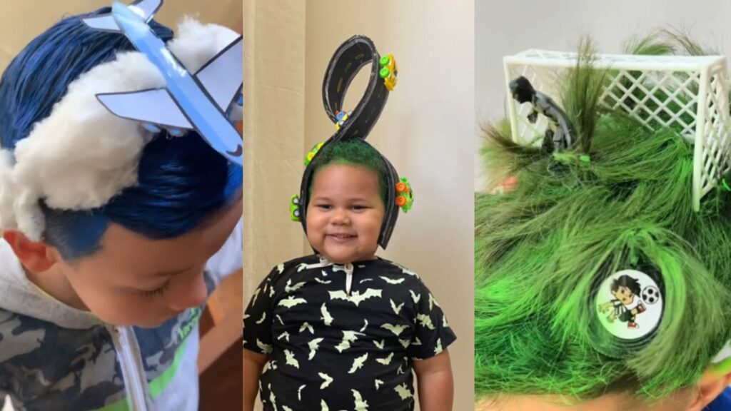 cabelo maluco feminino homem