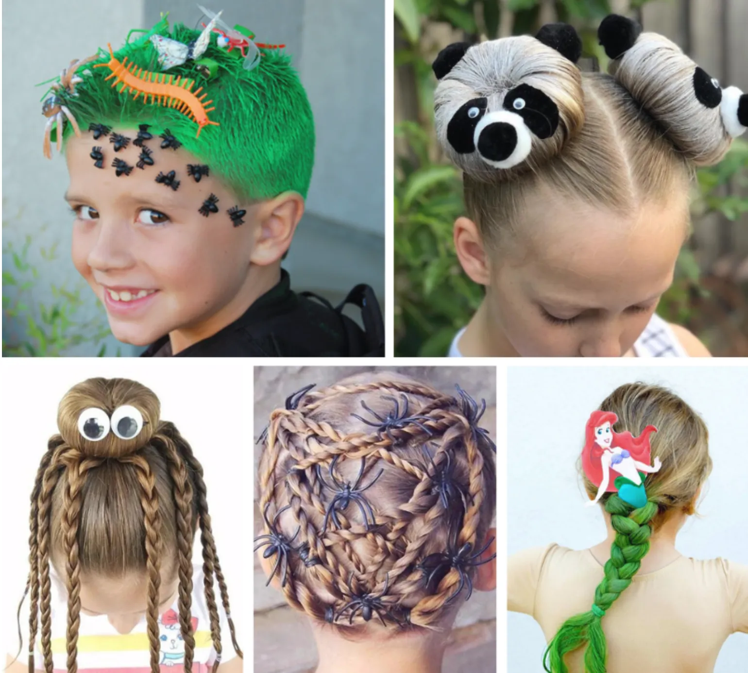 cabelo maluco feminino infantil