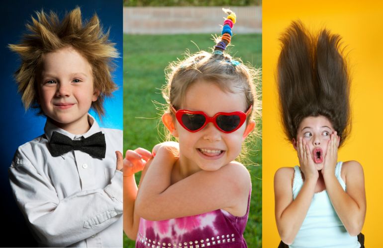 Penteados Criativos para o Dia do Cabelo Maluco na Escola