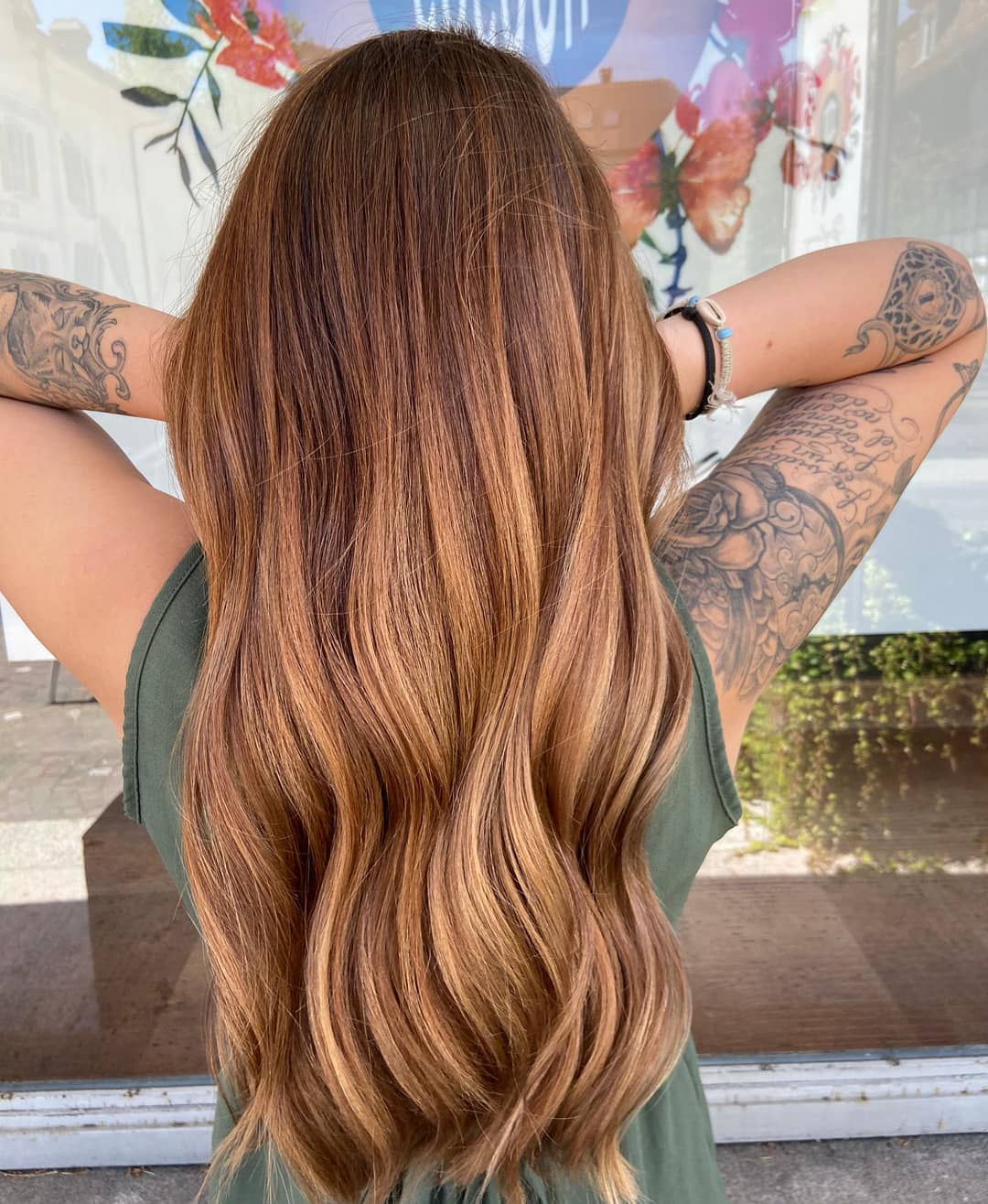 cabelo marrom caramelo