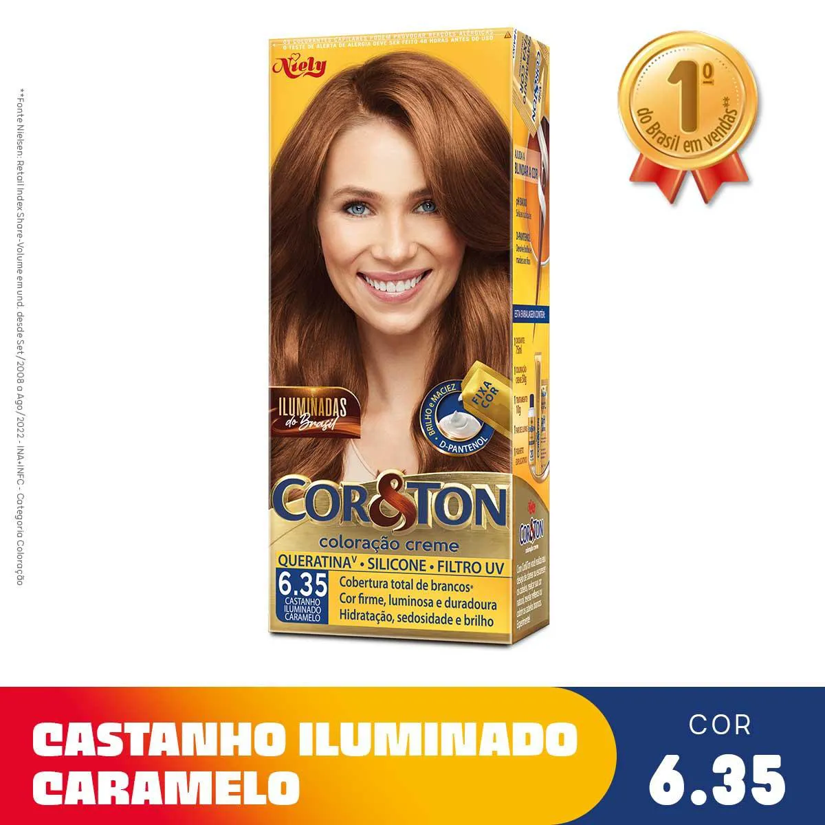 cabelo marrom caramelo