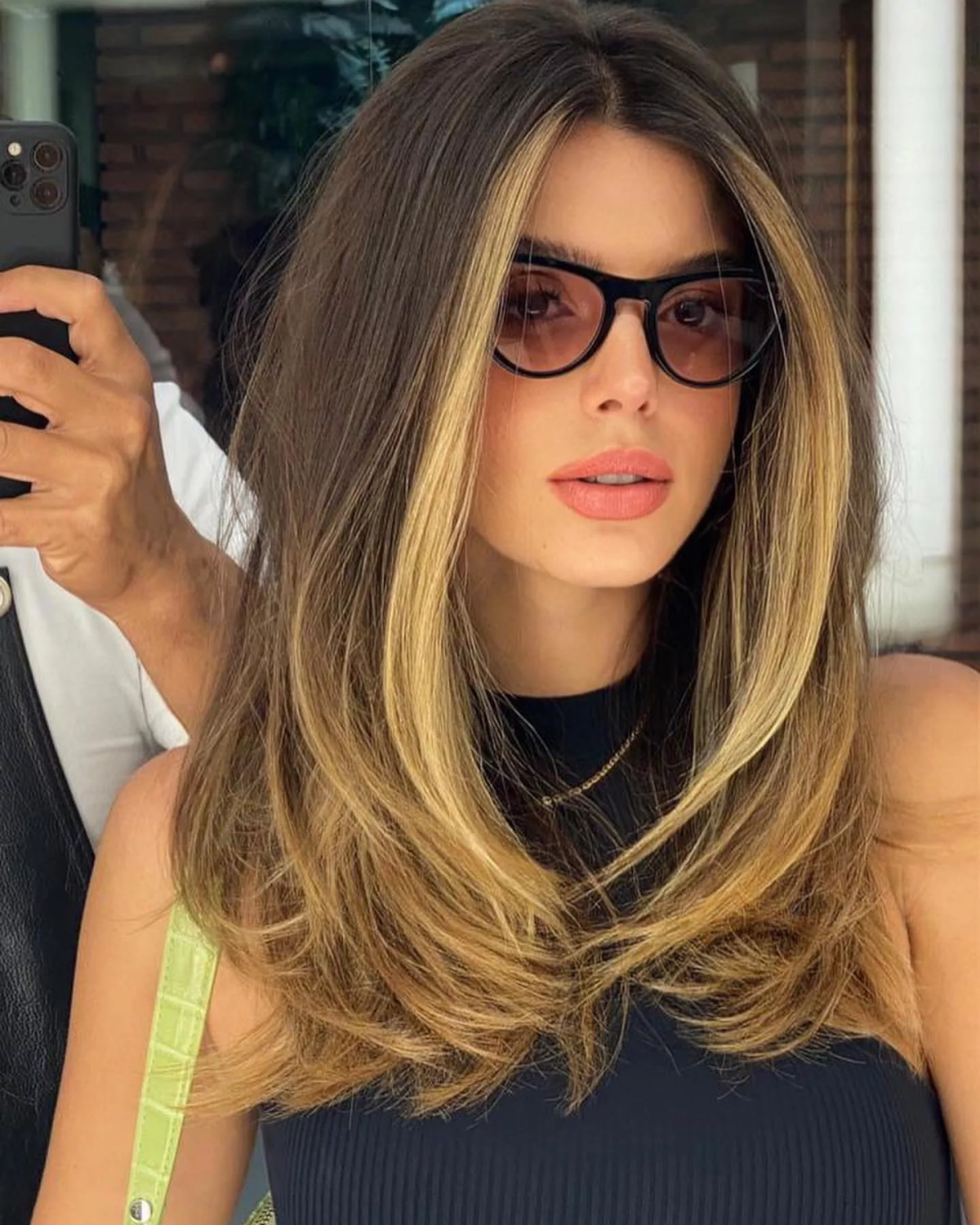 mechas para cabelo marrom claro