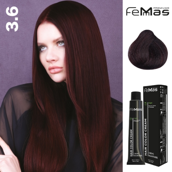 cabelo marrom escuro avermelhado