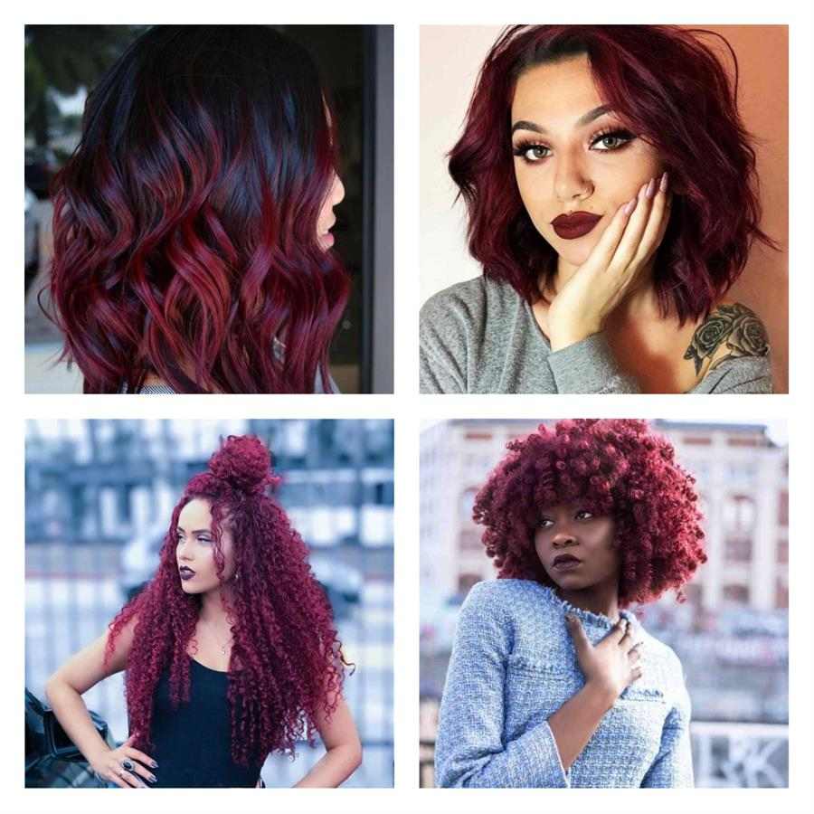 cabelo marsala em negras desbotando como evitar