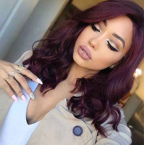 cabelo marsala em negras