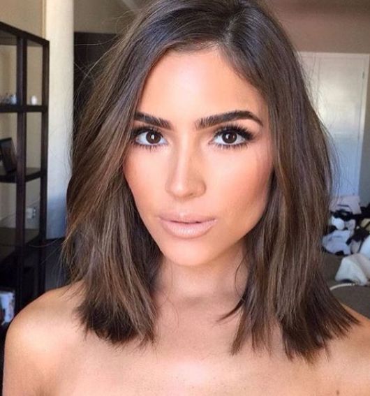 corte médio com pontas em camadas