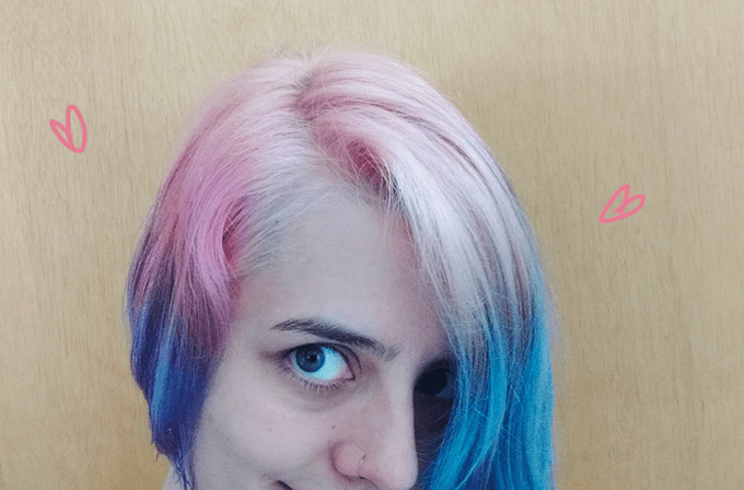 Inspirações de Cabelo Split Dye: Da Arlequina ao Estilo Sereia