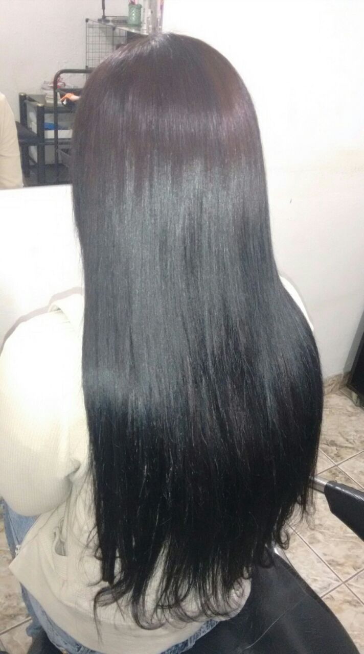 cabelo na cintura preto