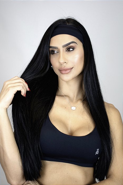 cabelo na cintura preto