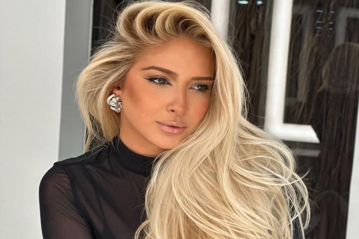 cabelo ondulado loiro