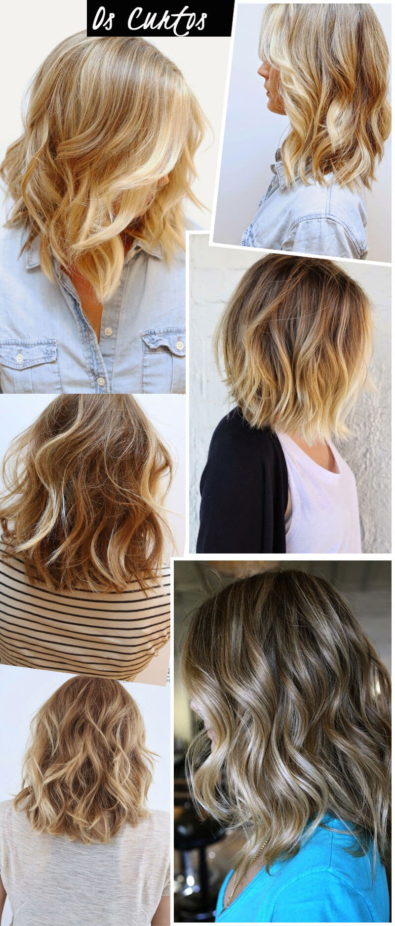 inspiração cabelo perolado curto para todos os rostos