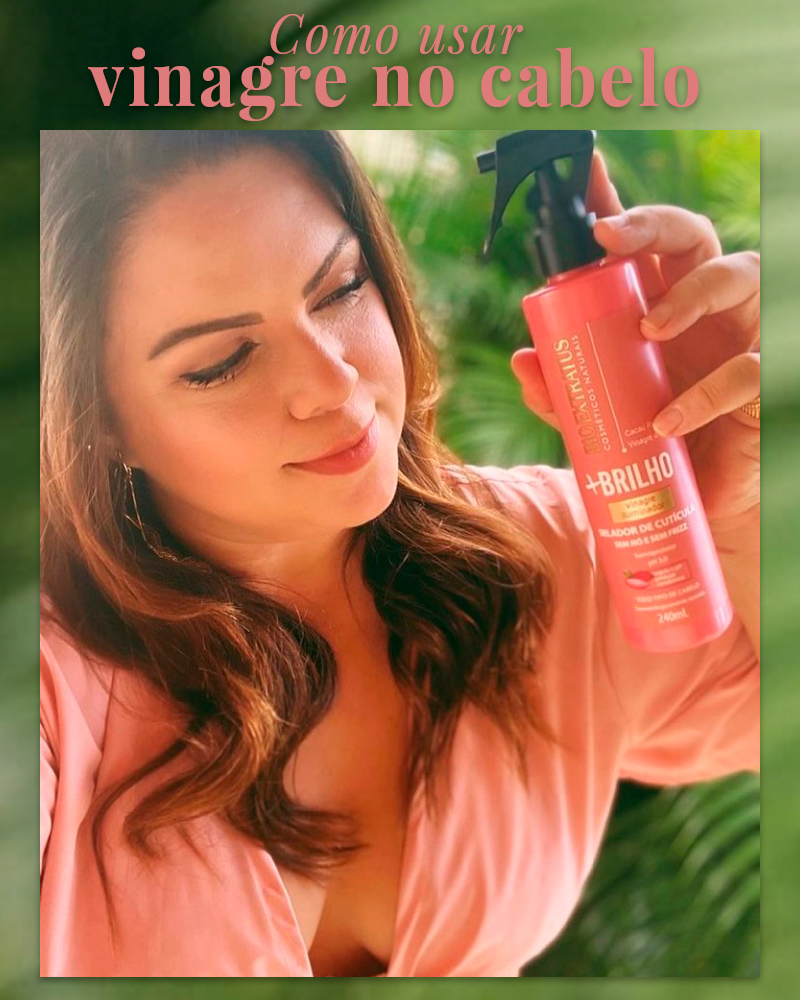 cabelo poroso vinagre