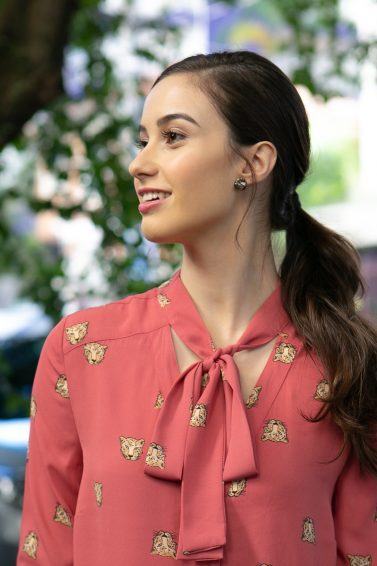 cabelo preso elegante