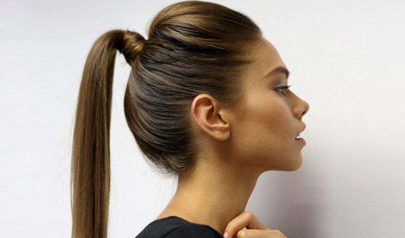 cabelo preso elegante