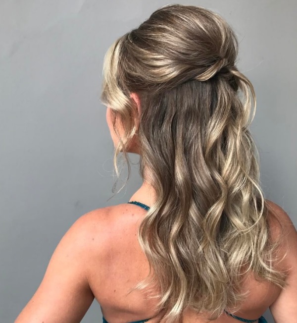 cabelo preso para festa