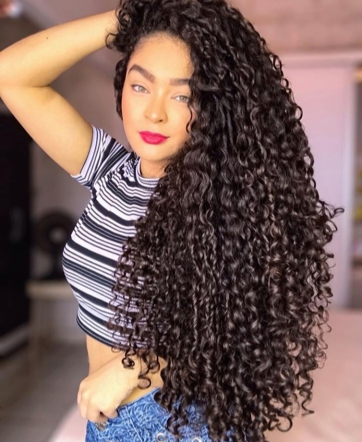 corte para cabelo preto cacheado
