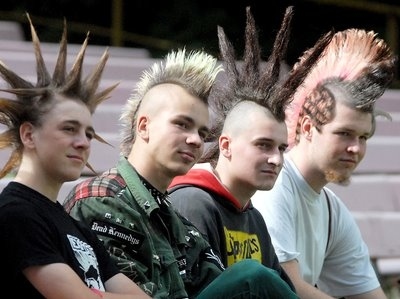 cabelo punk