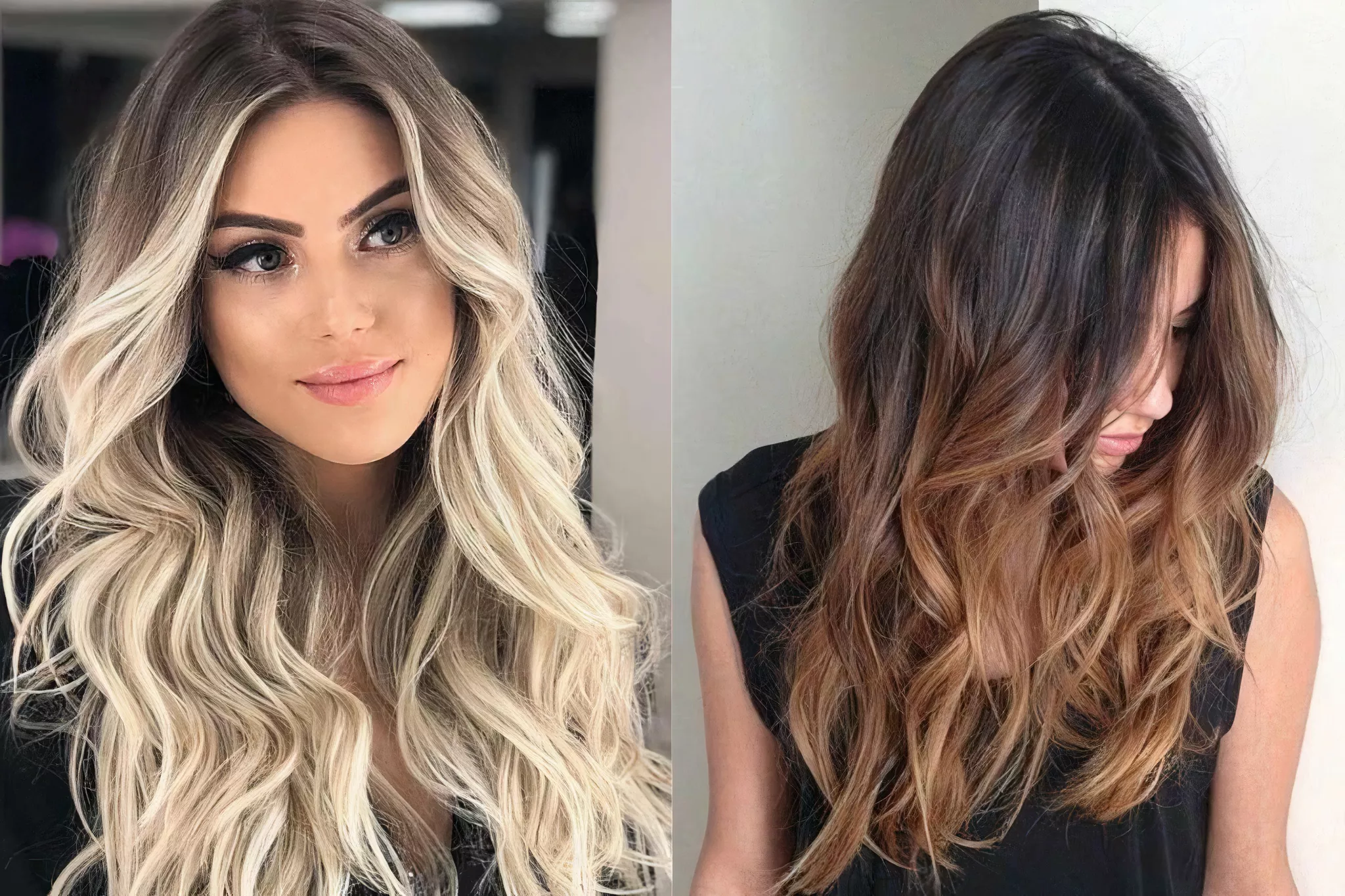 cabelo raiz escura e pontas claras fotos
