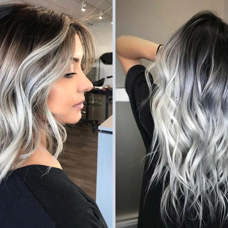 cabelo raiz escura e pontas claras fotos