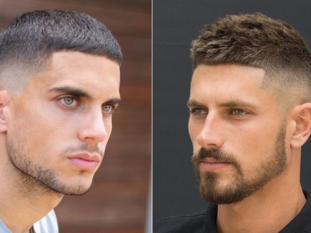 cabelo raspado masculino