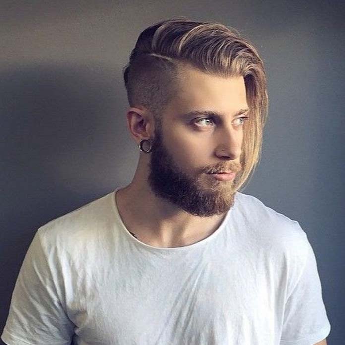cabelo raspado masculino