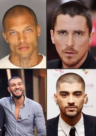 cabelo raspado masculino