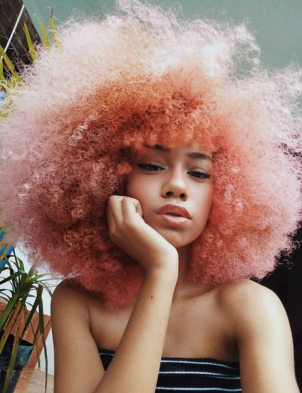 Inspirações de Cabelo Cacheado Rosa: Pastel