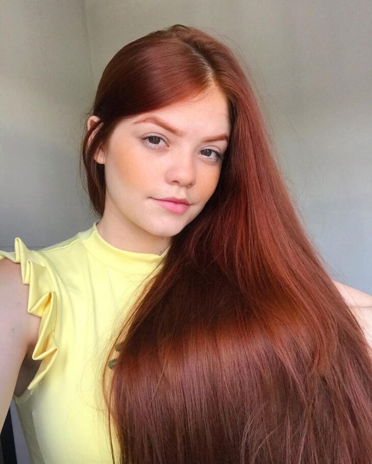 cabelo ruivo natural escuro