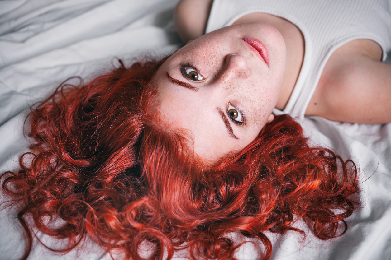 Corrigir raiz ruiva manchada