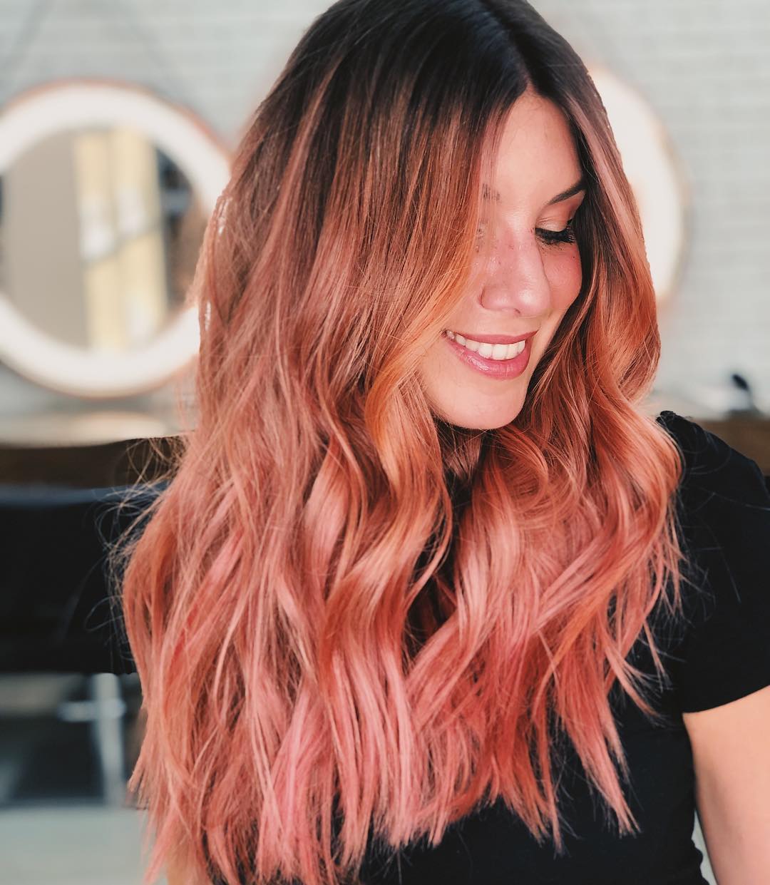 Cabelo ruivo para morenas