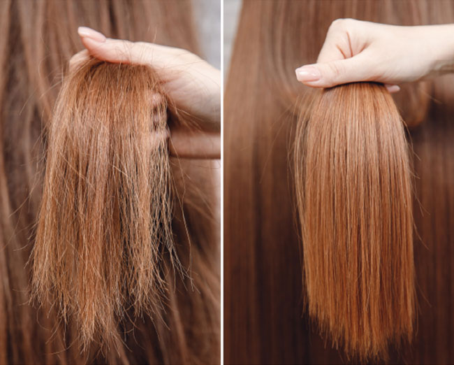 tratamento para cabelo com frizz