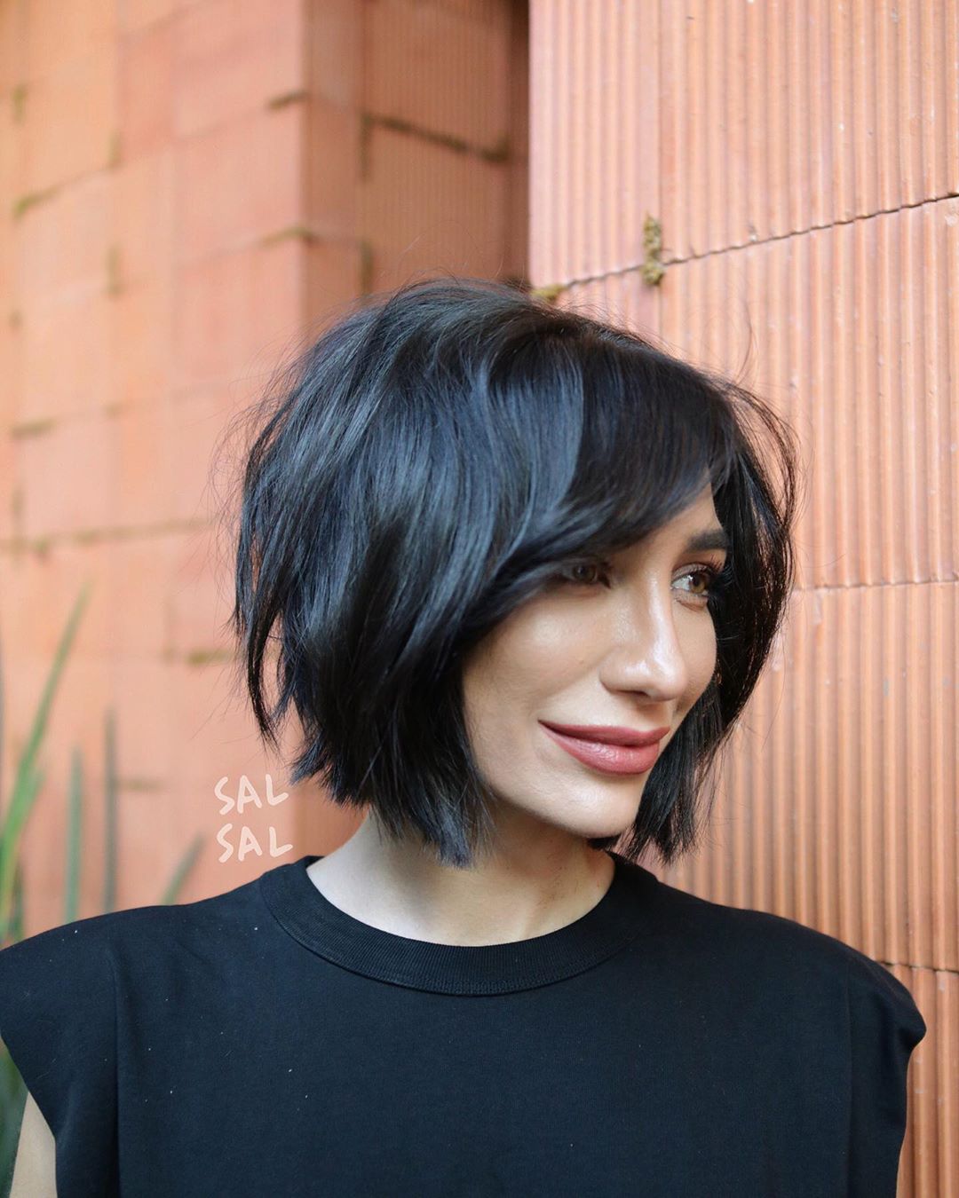 short bob para cabelo grosso