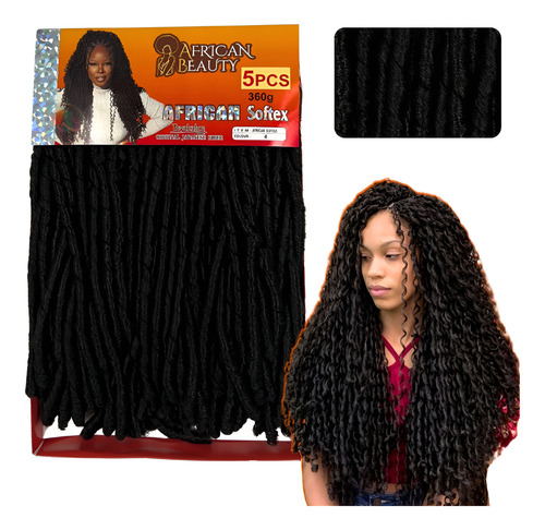 cabelo sintético cacheado