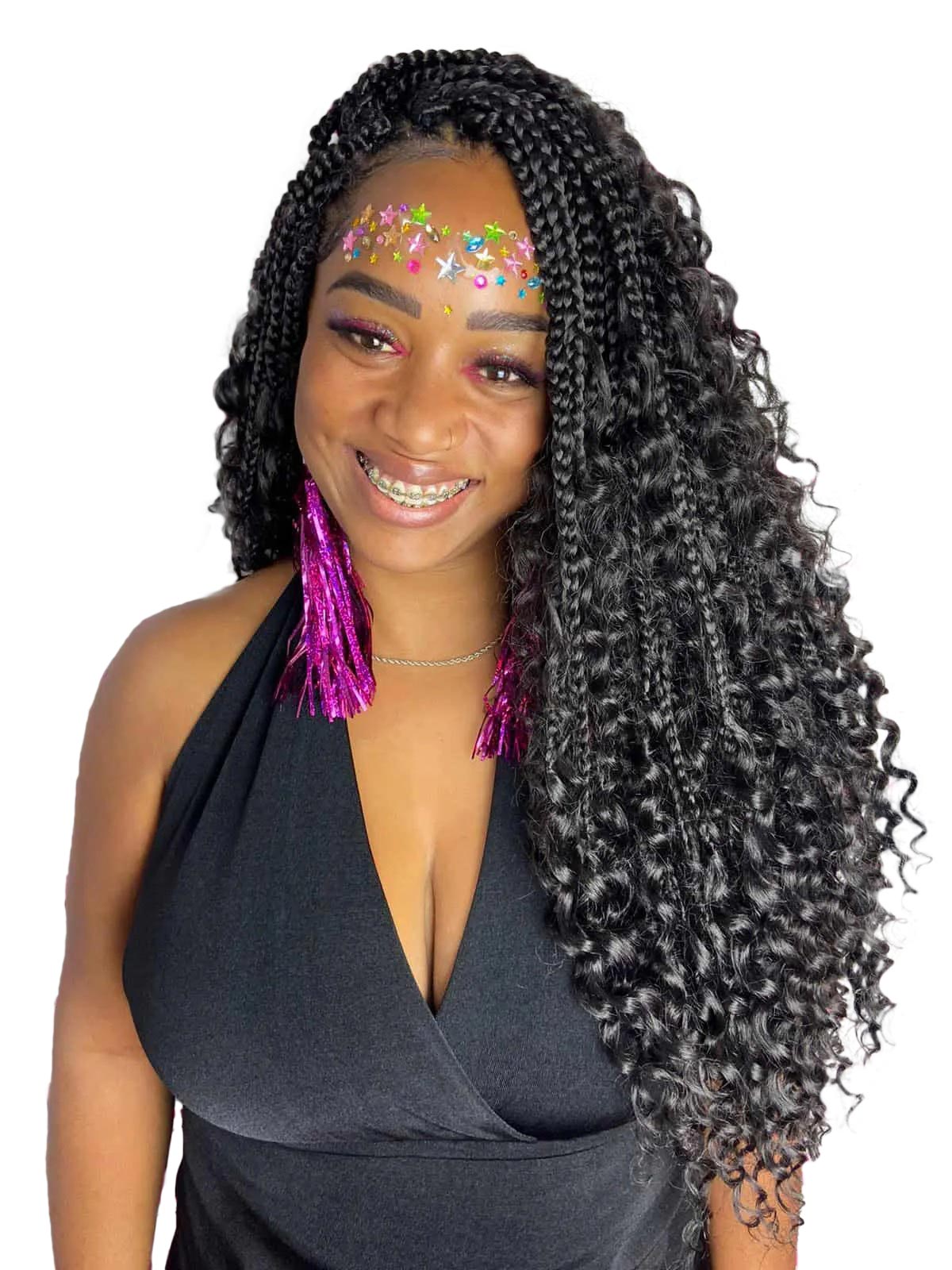 cabelo sintético cacheado