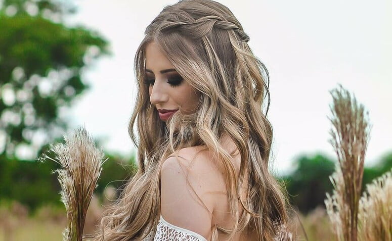 Penteados Semipresos com Trança para o Dia a Dia