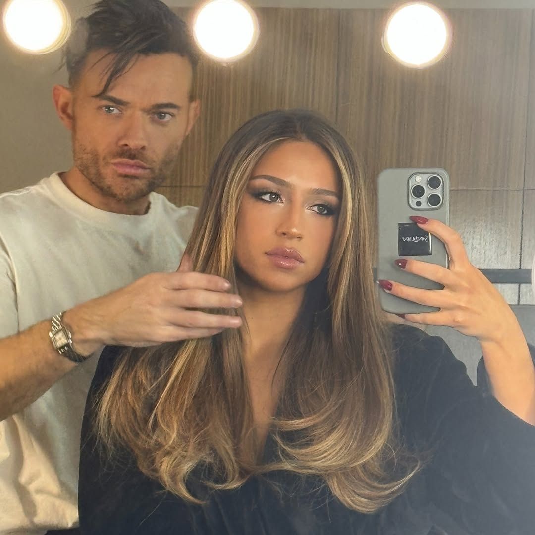 volume cabelo Tate McRae