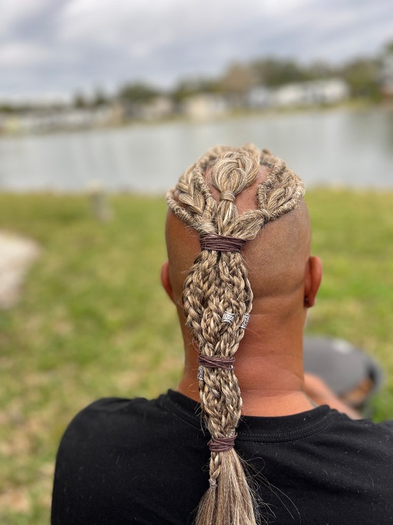 cabelo viking masculino