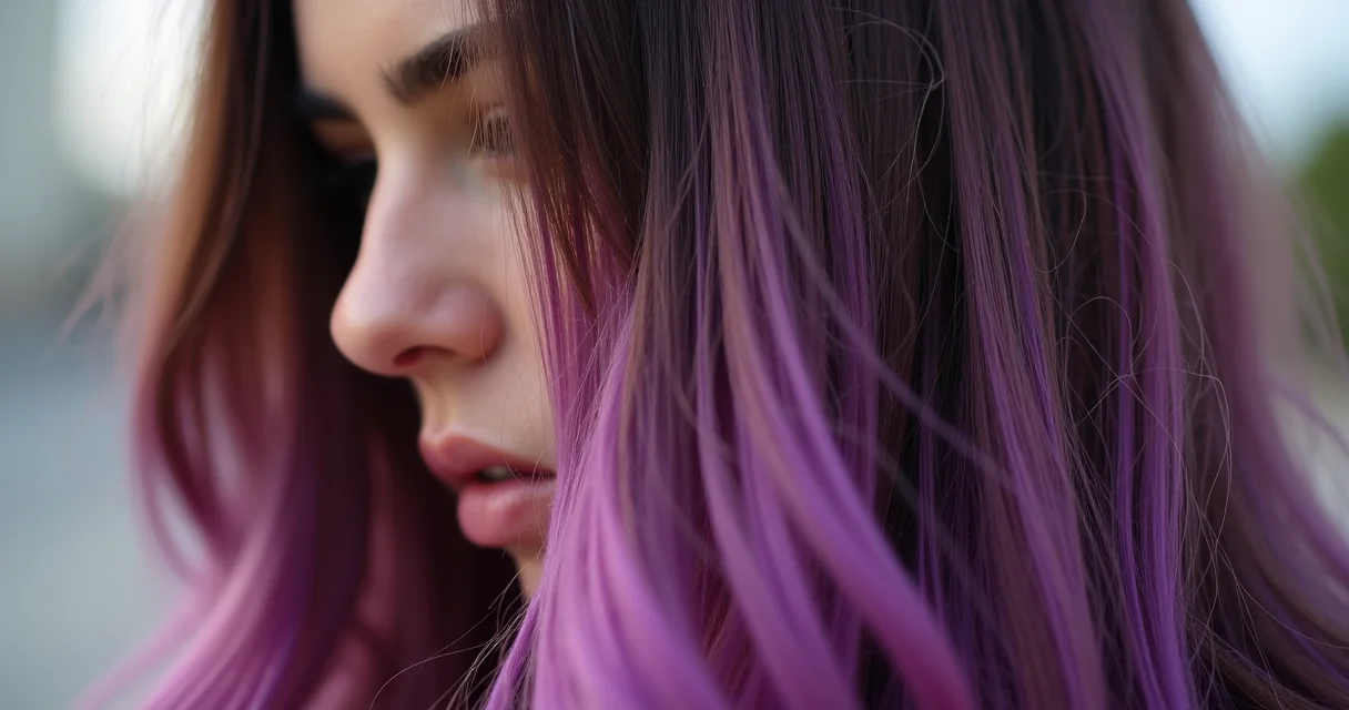 como fazer cabelo violeta pastel em casa