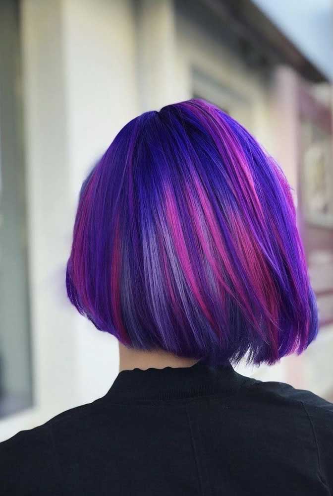 cabelo violeta